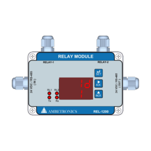 Relay Module - Ambetronics REL-1200, an advanced component for Smart Gas Detection Systems with isolated RS-485 communication.